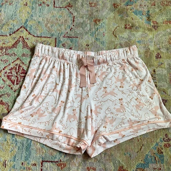 Spartina 449 Pajama Short Pink Poodles - Picture 3 of 6